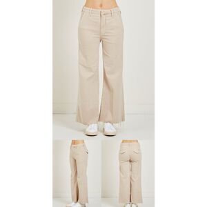 MOTHER‎ DENIM THE ROLLER CROP PREP FRAYSize 26 Khaki
